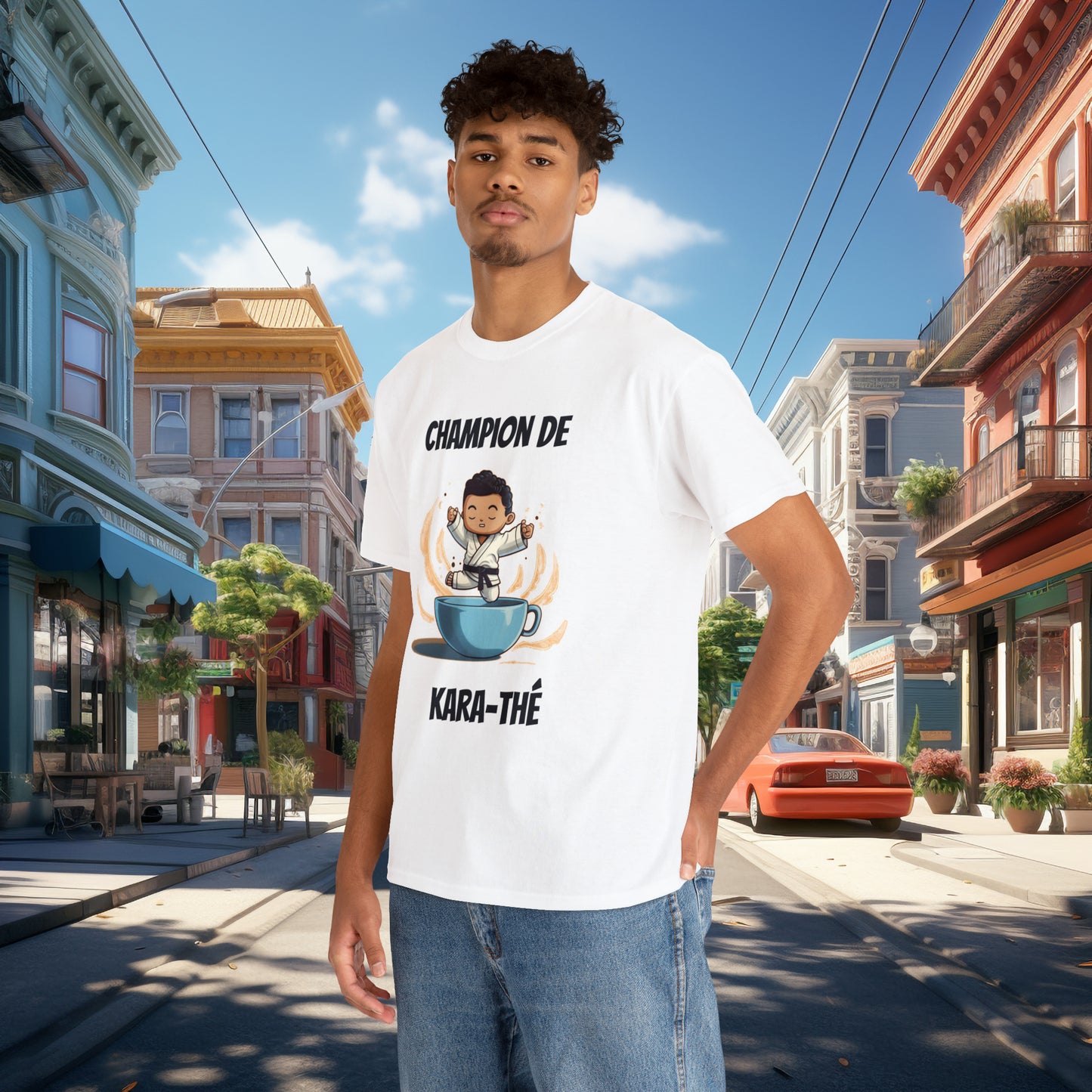 Champion de Kara-thé - T-shirt