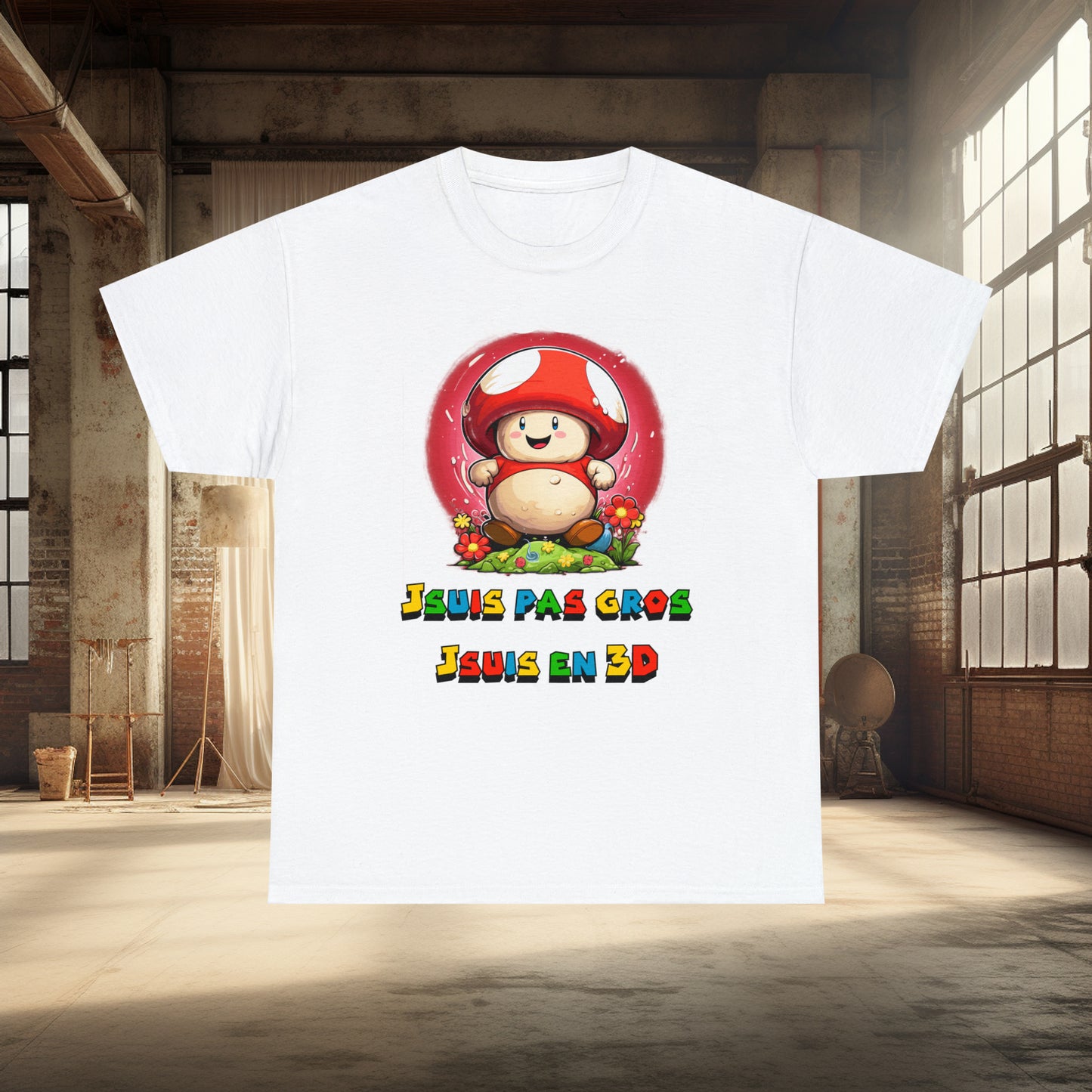 Jsuis pas gros, jsuis en 3D - T-shirt