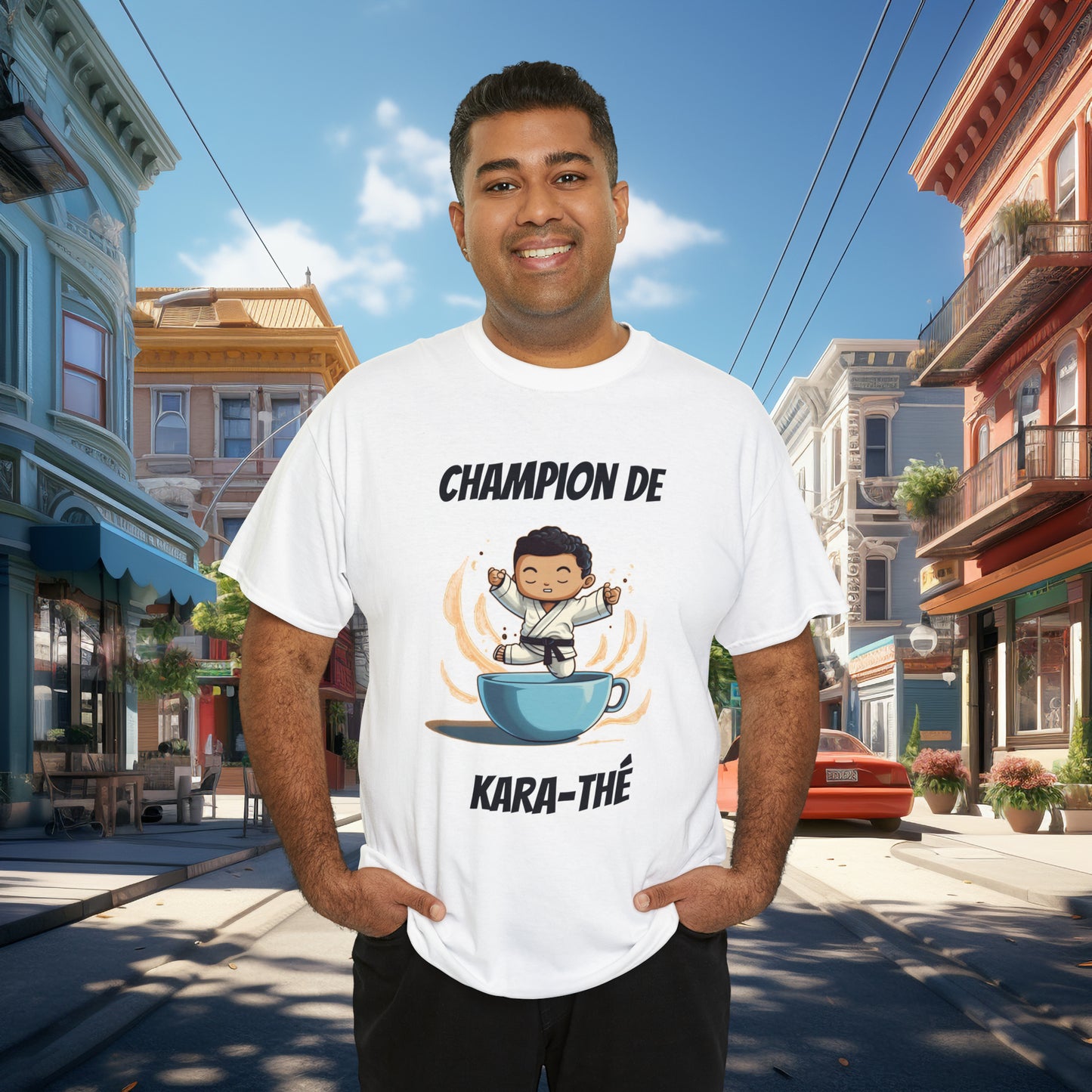 Champion de Kara-thé - T-shirt