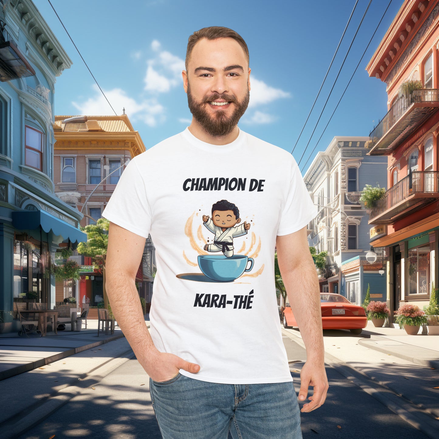 Champion de Kara-thé - T-shirt