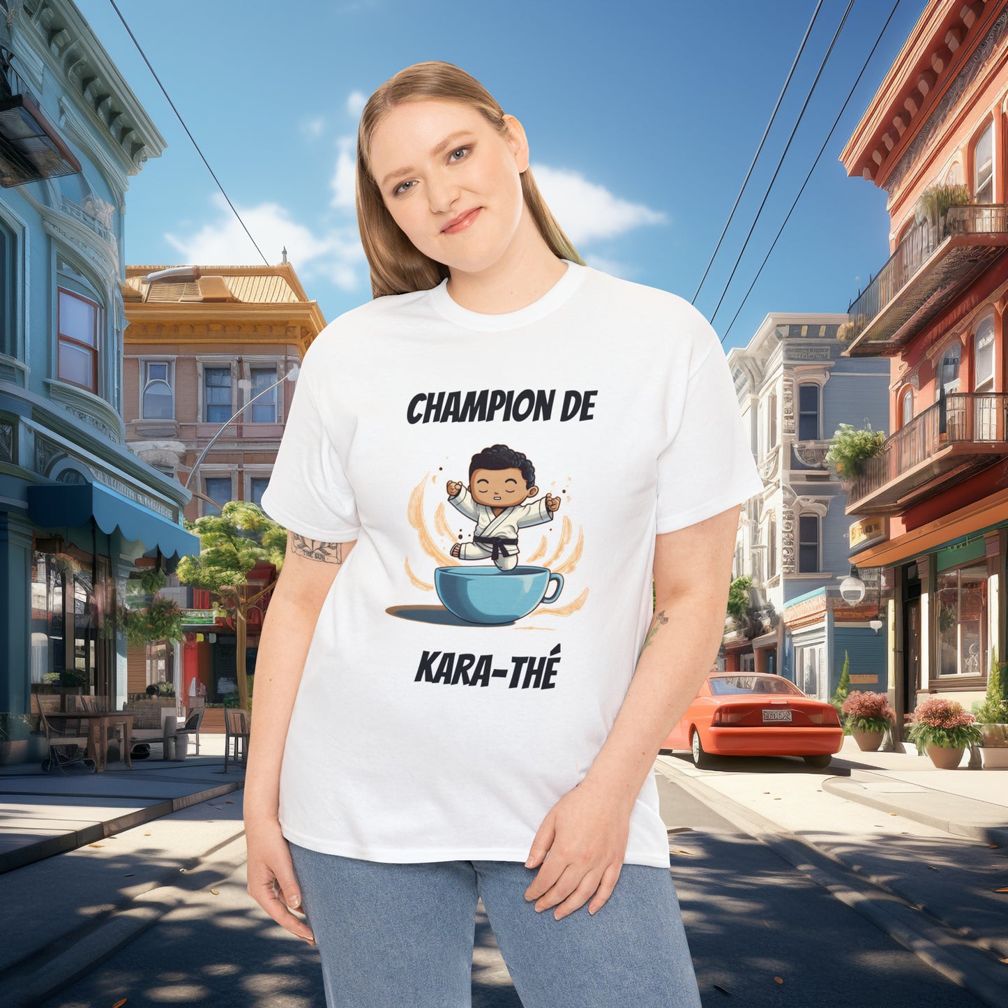 Champion de Kara-thé - T-shirt