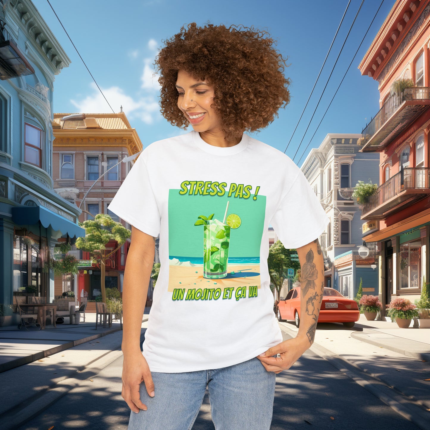 Stress pas, un mojito et ça va ! - T-shirt