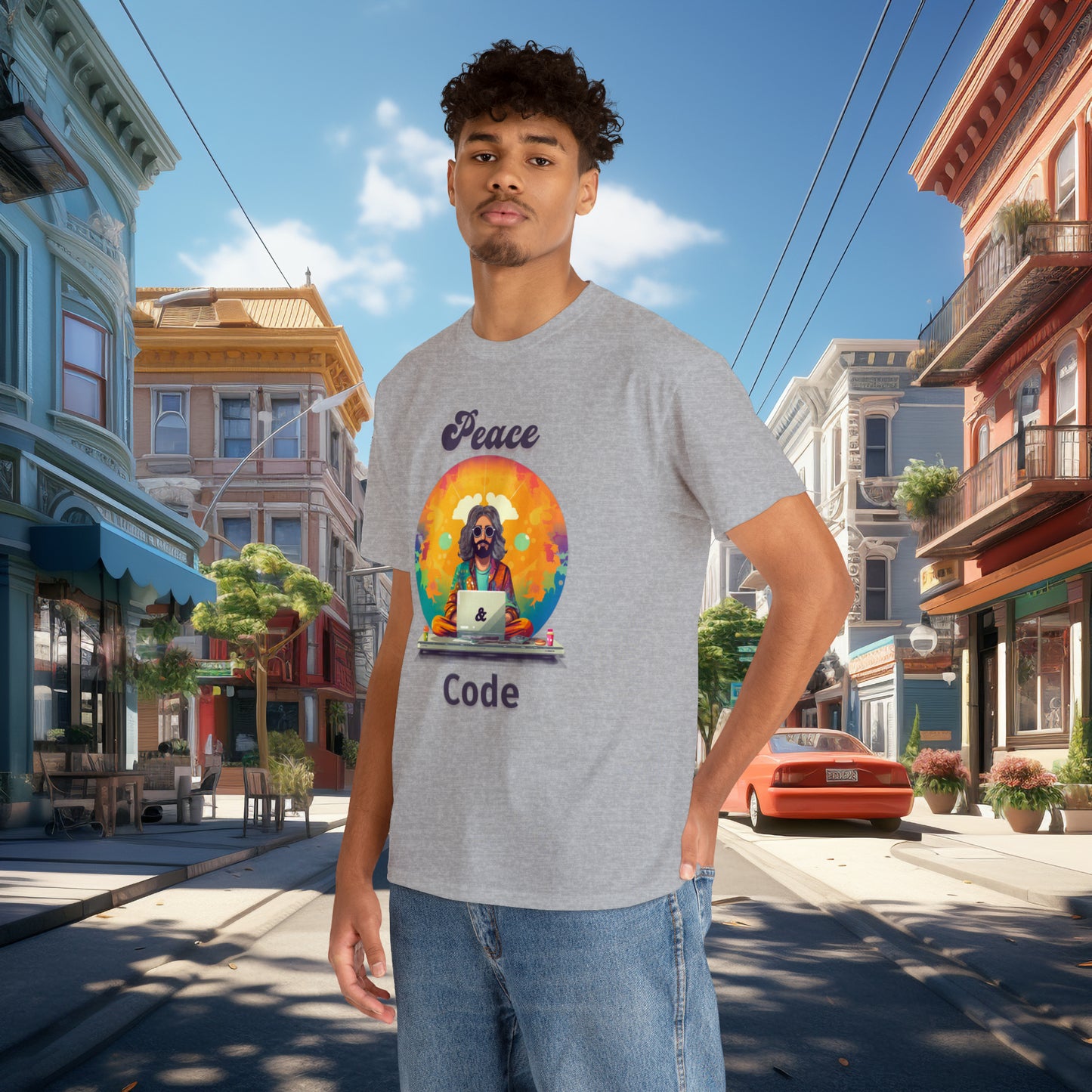 Peace & Code - T-shirt